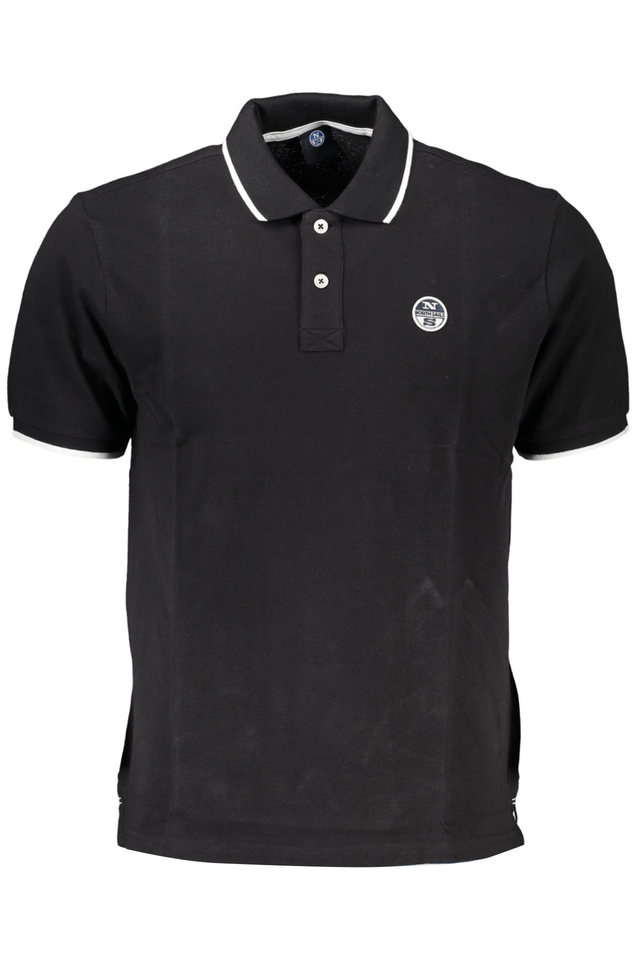 7134NORTH SAILS POLO MANICHE CORTE UOMO NERO