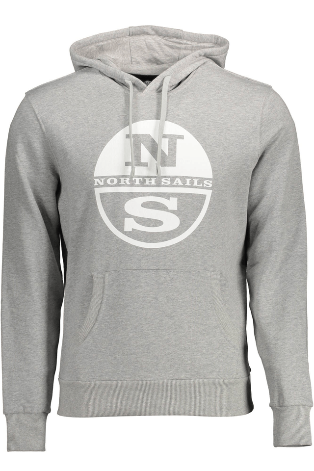 1668NORTH SAILS FELPA SENZA ZIP UOMO GRIGIO