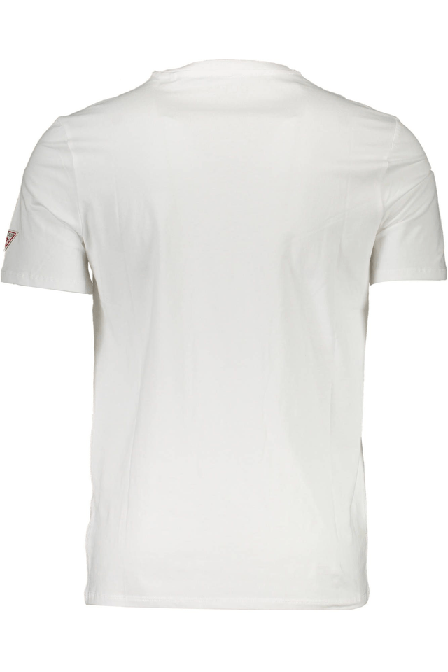 628GUESS JEANS T-SHIRT MANICHE CORTE UOMO BIANCO