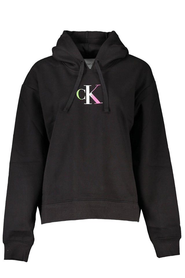 6426CALVIN KLEIN FELPA SENZA ZIP DONNA NERO