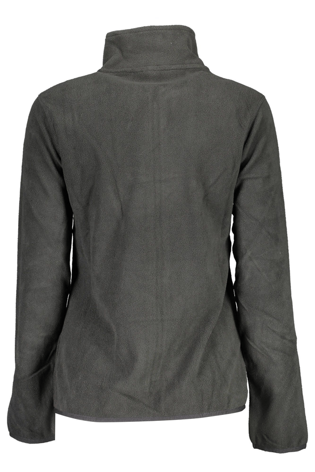 2386NORWAY 1963 FELPA CON ZIP DONNA NERO