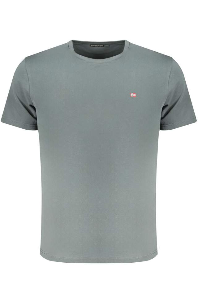 9959NAPAPIJRI T-SHIRT MANICHE CORTE UOMO VERDE