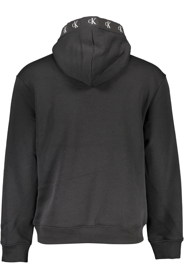 2366CALVIN KLEIN FELPA SENZA ZIP UOMO NERO