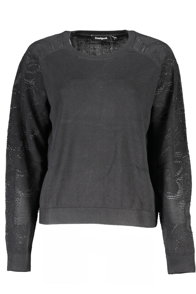 8195DESIGUAL MAGLIA DONNA NERO