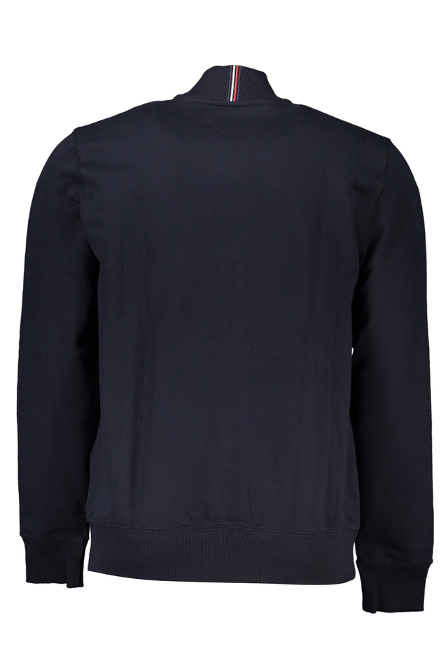 6963TOMMY HILFIGER FELPA CON ZIP UOMO BLU