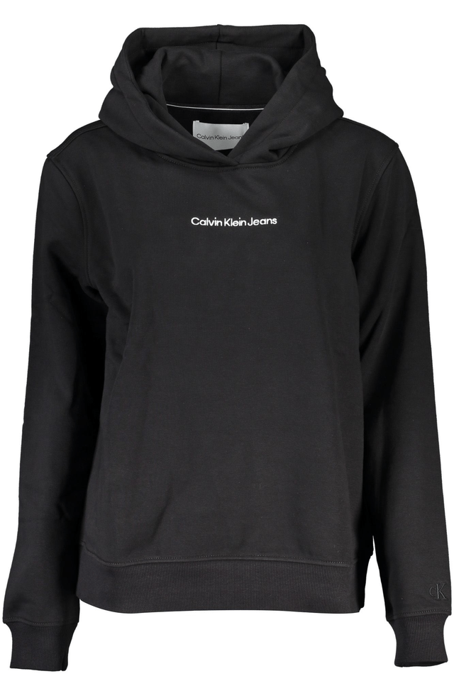 7440CALVIN KLEIN FELPA SENZA ZIP DONNA NERO