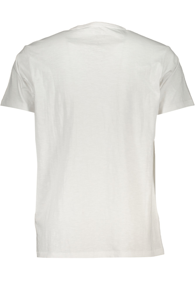7454GUESS JEANS T-SHIRT MANICHE CORTE UOMO BIANCO