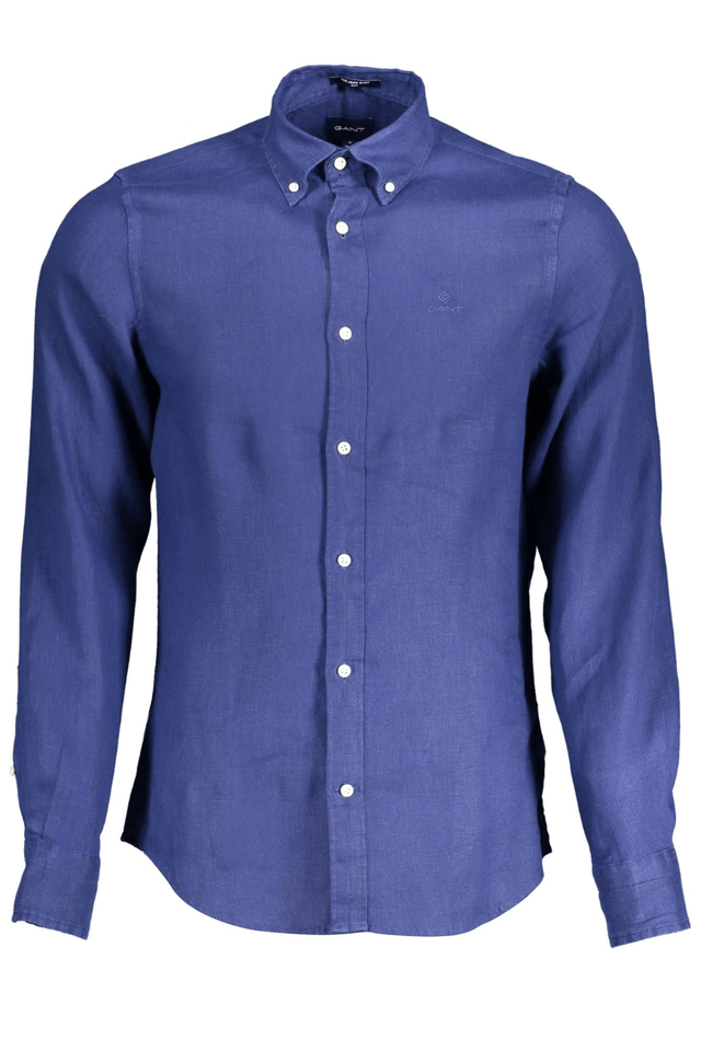 241GANT CAMICIA MANICHE LUNGHE UOMO BLU