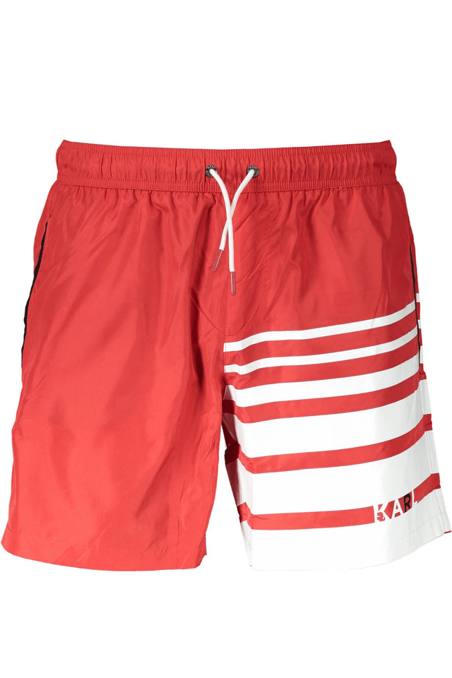 956KARL LAGERFELD BEACHWEAR COSTUME PARTE SOTTO UOMO ROSSO