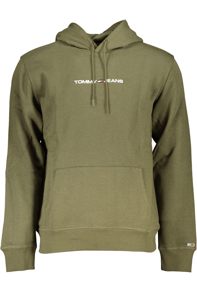 5508TOMMY HILFIGER FELPA SENZA ZIP UOMO VERDE