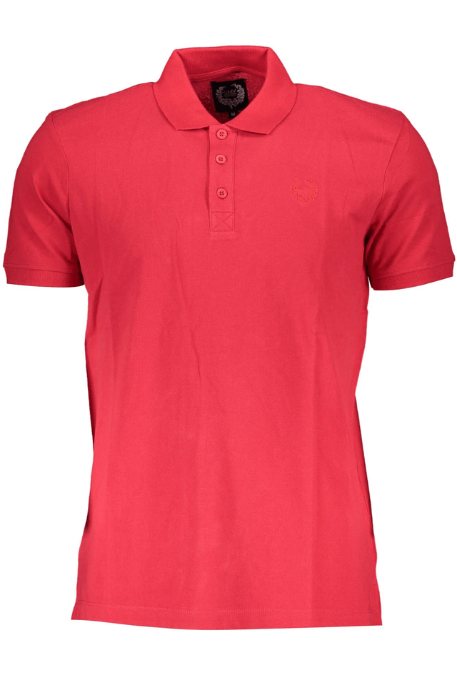 4030GIAN MARCO VENTURI POLO MANICHE CORTE UOMO ROSSO