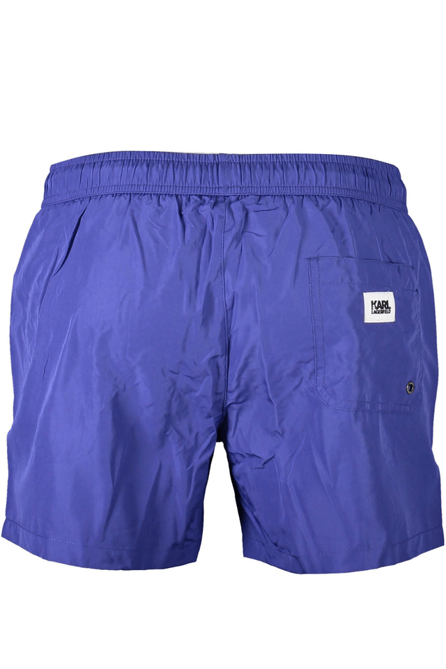 3531KARL LAGERFELD BEACHWEAR COSTUME PARTE SOTTO UOMO BLU