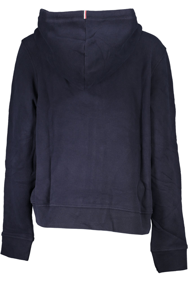 5672TOMMY HILFIGER FELPA CON ZIP DONNA BLU