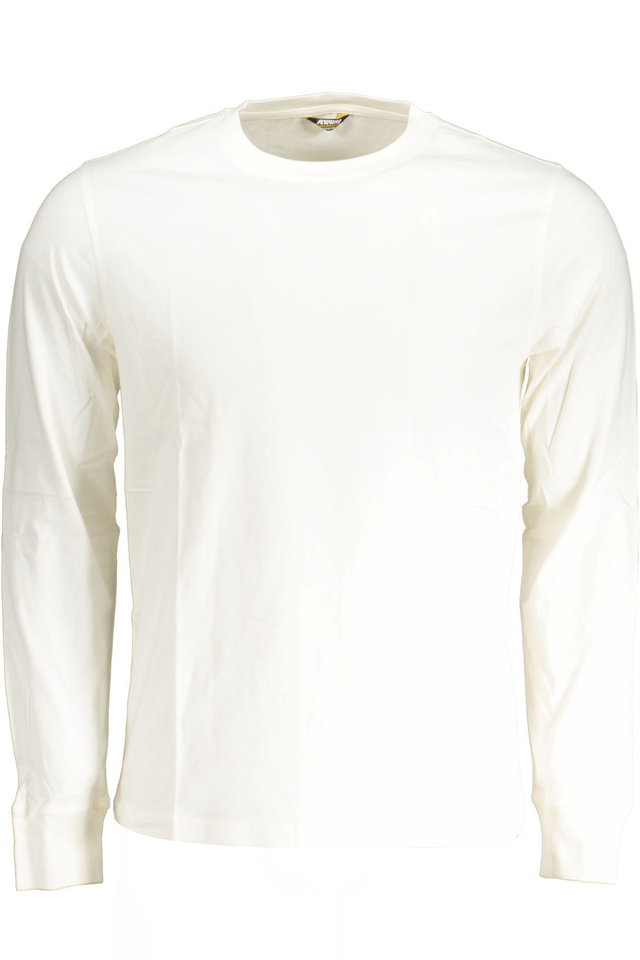 9195K-WAY T-SHIRT MANICHE LUNGHE UOMO BIANCO