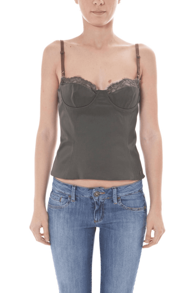 22JOHN GALLIANO TOP DONNA VERDE