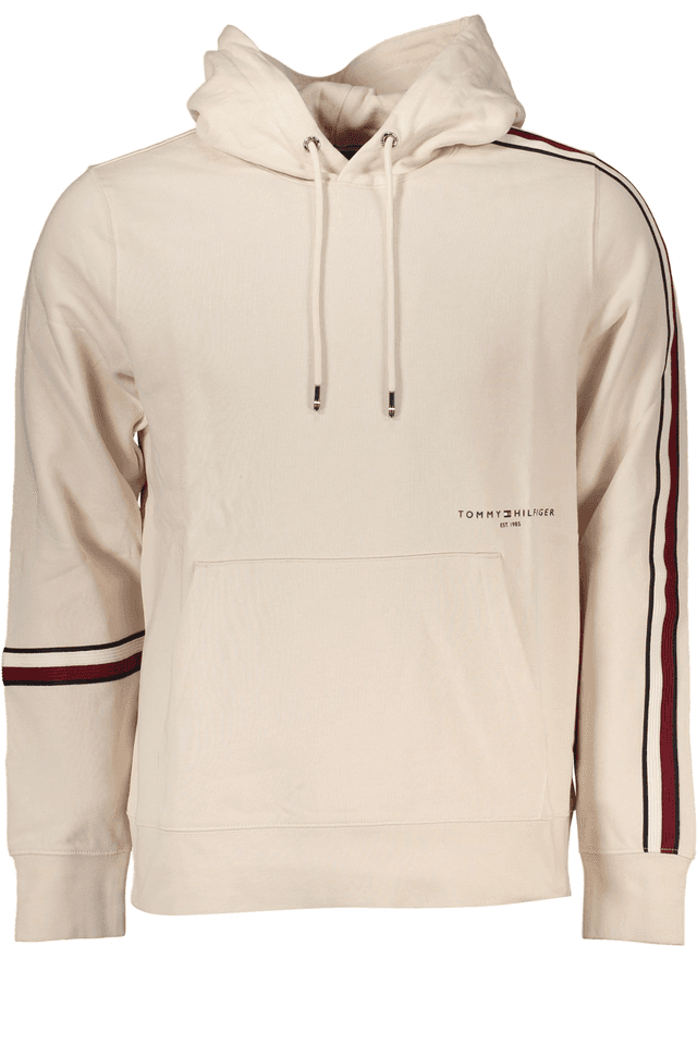 6981TOMMY HILFIGER FELPA SENZA ZIP UOMO BEIGE
