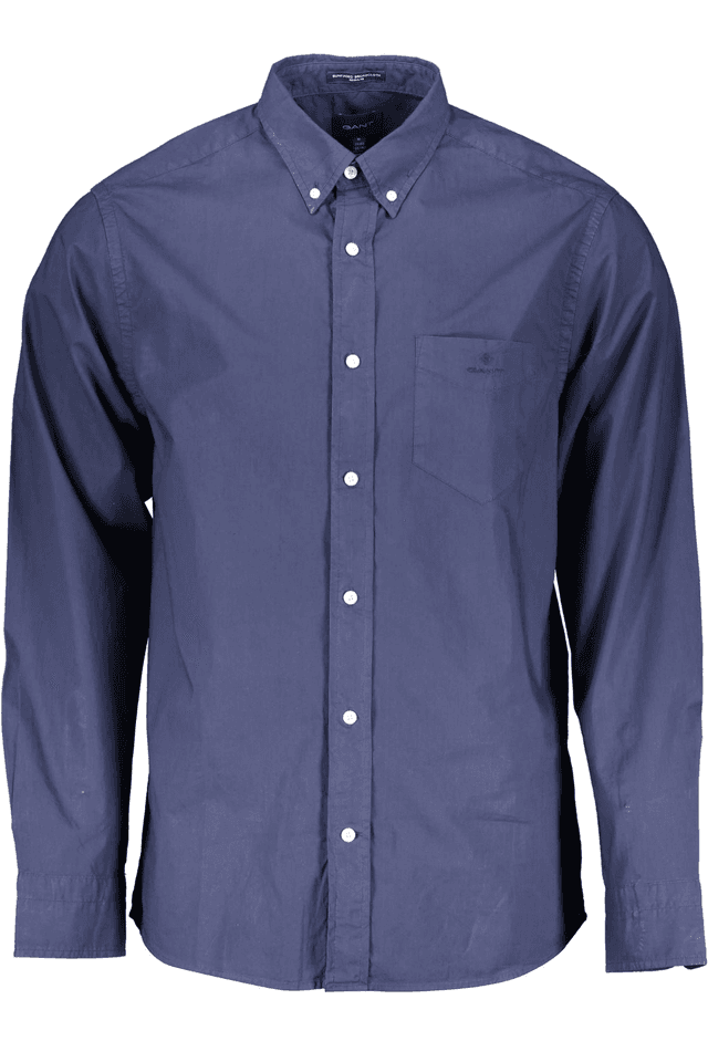 2001GANT CAMICIA MANICHE LUNGHE UOMO BLU