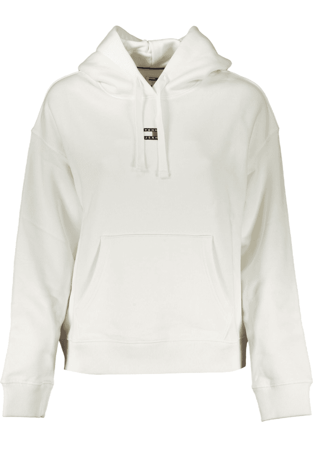 6914TOMMY HILFIGER FELPA SENZA ZIP DONNA BIANCO