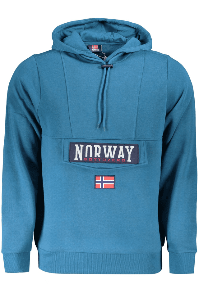 10077NORWAY 1963 FELPA SENZA ZIP UOMO BLU