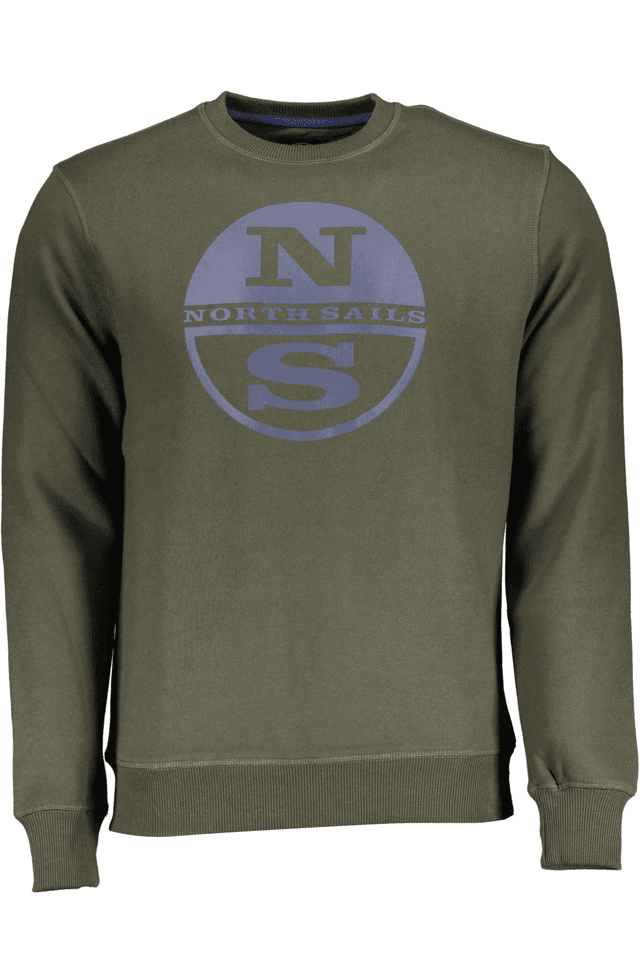 5471NORTH SAILS FELPA SENZA ZIP UOMO VERDE