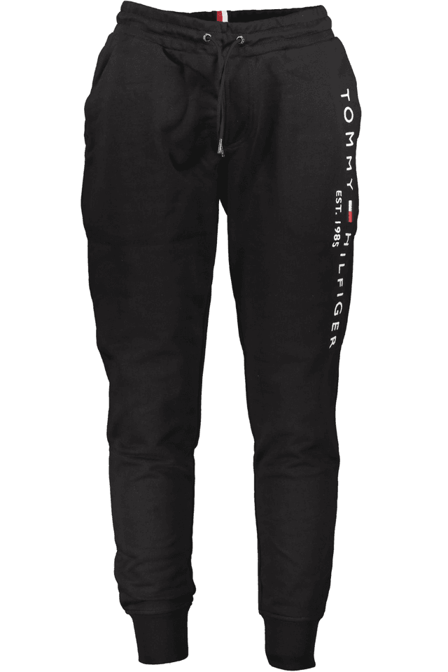 5663TOMMY HILFIGER PANTALONE UOMO NERO