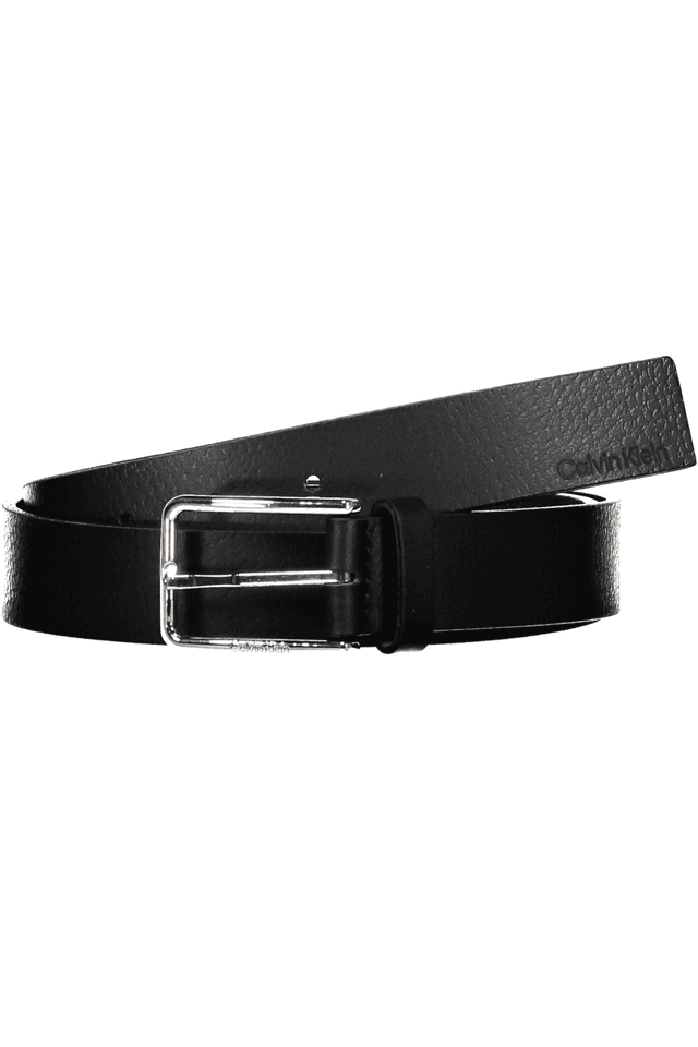 6335CALVIN KLEIN CINTURA IN PELLE UOMO NERO