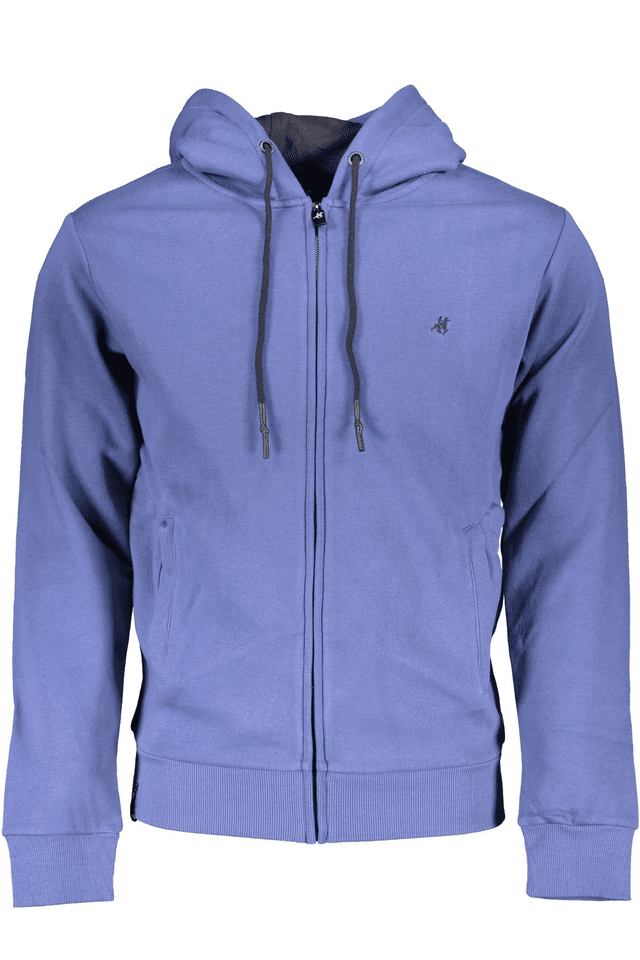 6629U.S. GRAND POLO FELPA CON ZIP UOMO BLU