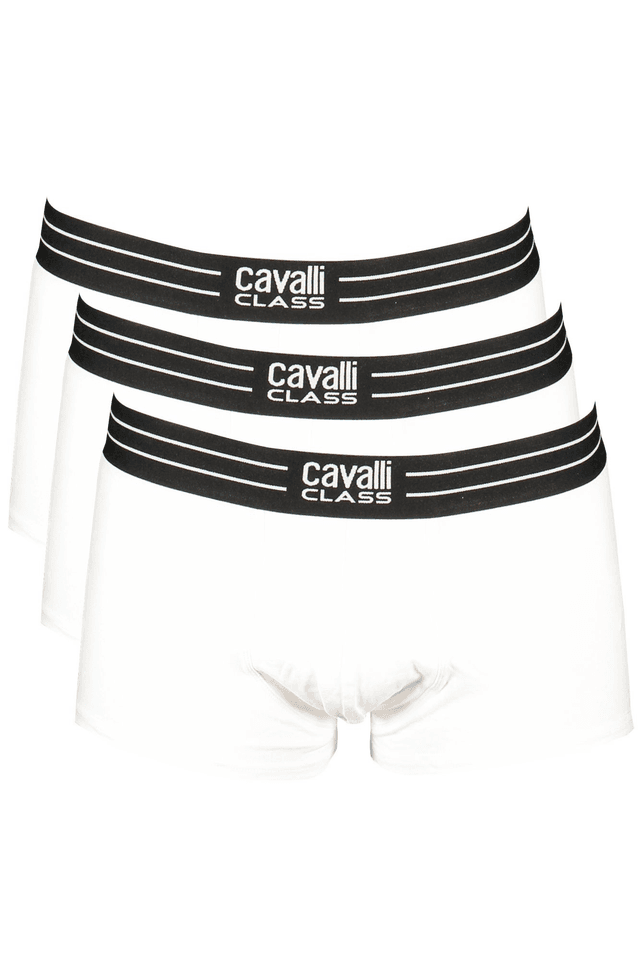 6691CAVALLI CLASS BOXER UOMO BIANCO