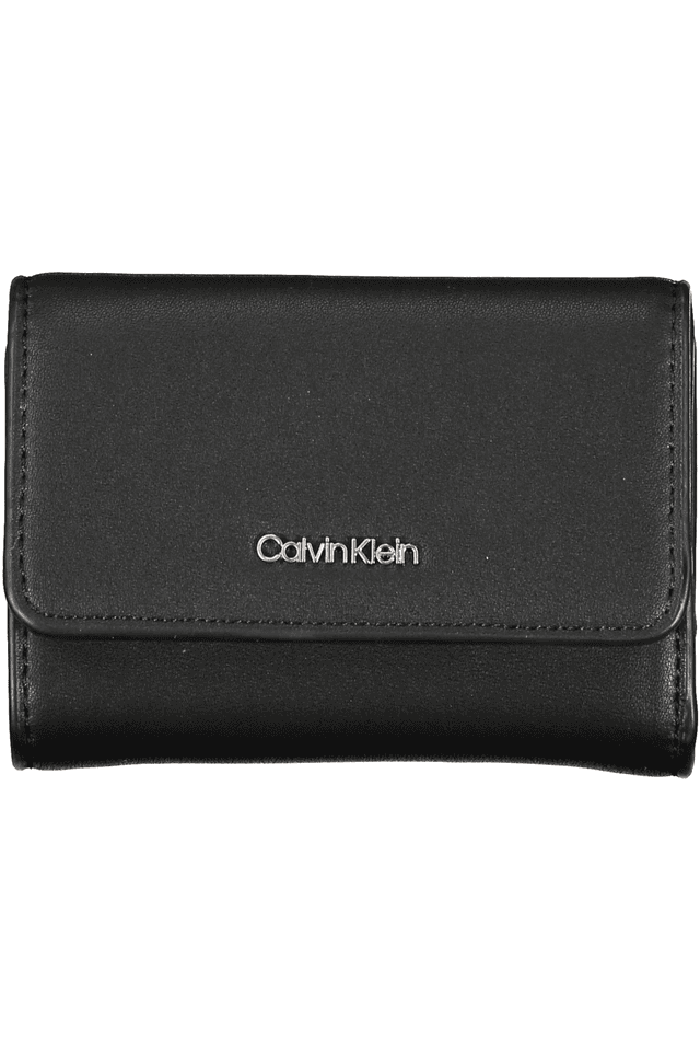 6328CALVIN KLEIN PORTAFOGLIO DONNA NERO