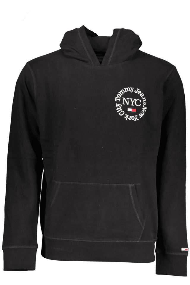 4461TOMMY HILFIGER FELPA SENZA ZIP UOMO NERO