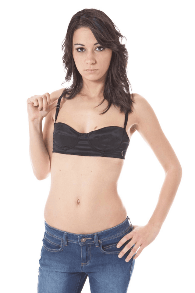 19JOHN GALLIANO REGGISENO A BALCONCINO DONNA NERO