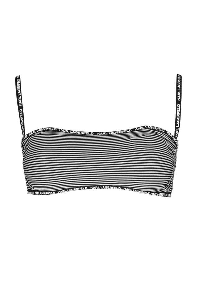 1350KARL LAGERFELD COSTUME PARTE SOPRA DONNA NERO