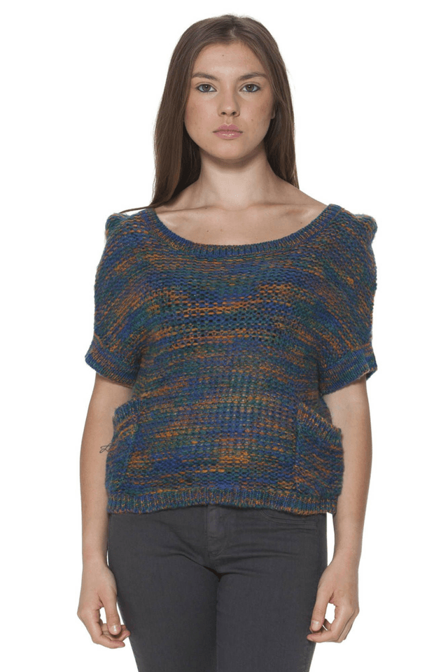 351GINGER MAGLIONE DONNA BLU