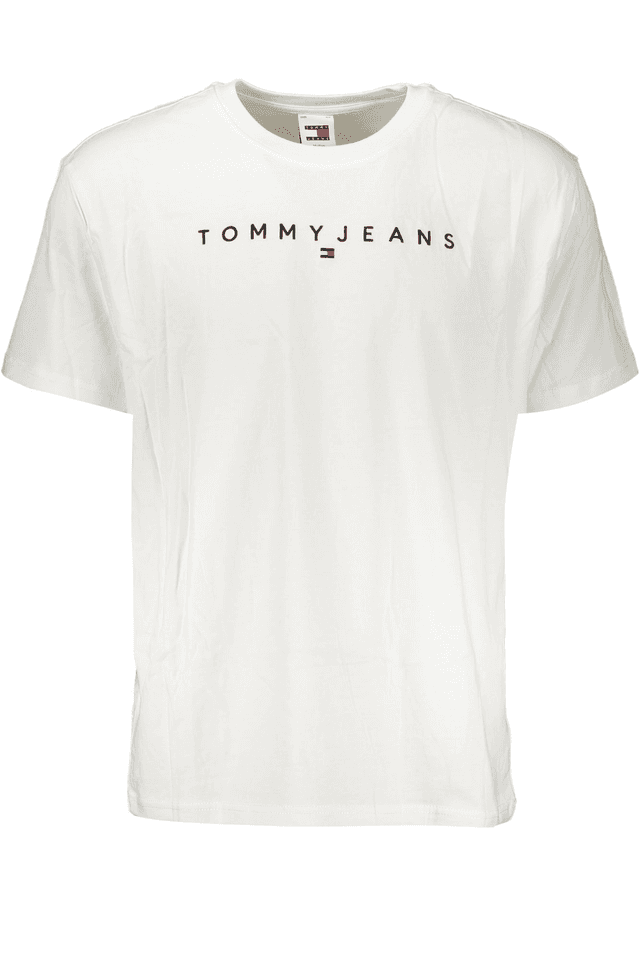 7202TOMMY HILFIGER T-SHIRT MANICHE CORTE UOMO BIANCO
