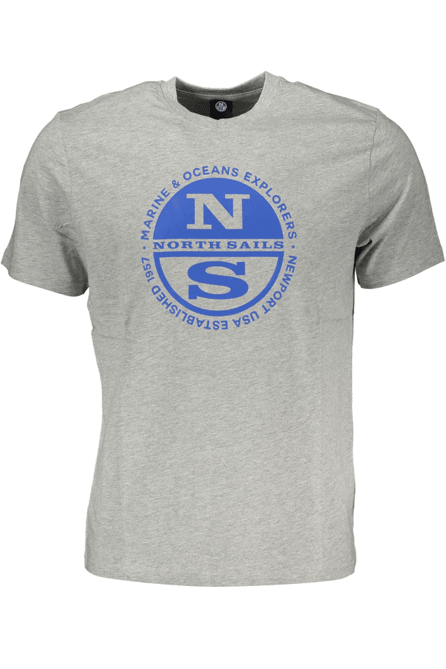 7146NORTH SAILS T-SHIRT MANICHE CORTE UOMO GRIGIO