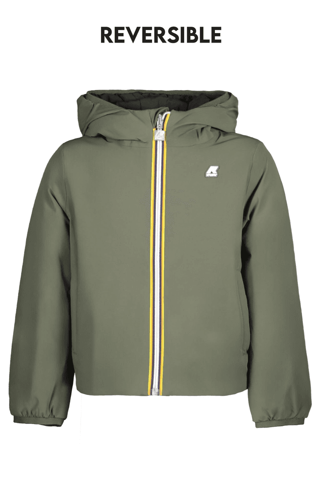 K-WAY GIUBBOTTO BAMBINO VERDE
