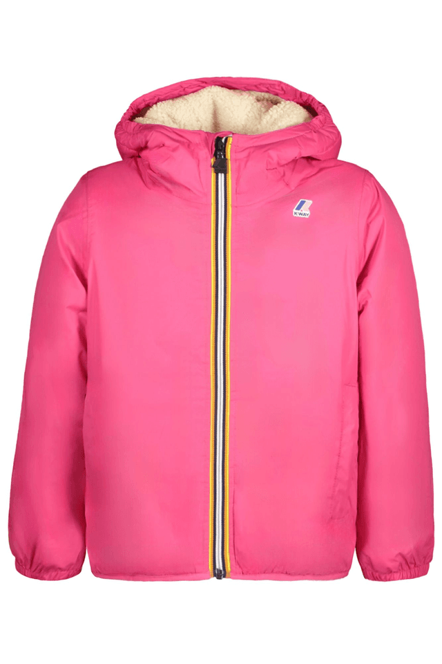 9085K-WAY GIUBBOTTO BAMBINA ROSA