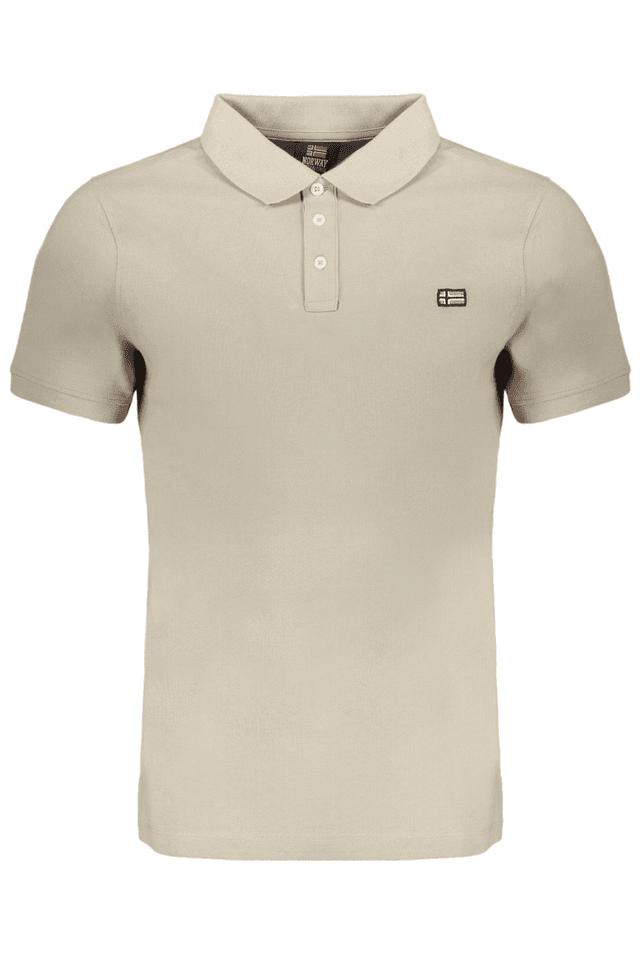 9537NORWAY 1963 POLO MANICHE CORTE UOMO BEIGE