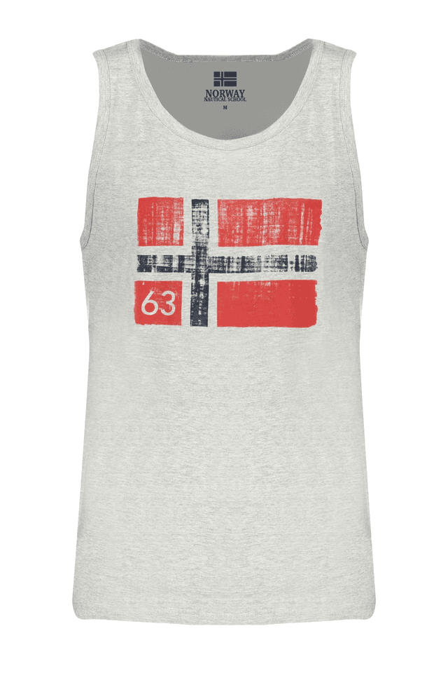 8165NORWAY 1963 CANOTTA UOMO GRIGIO