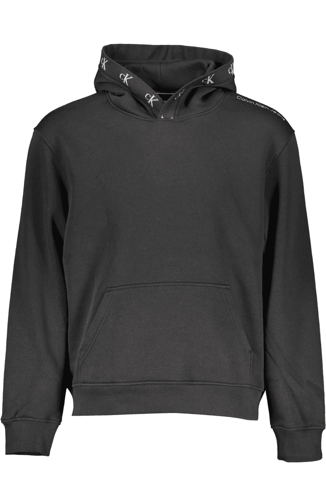 2366CALVIN KLEIN FELPA SENZA ZIP UOMO NERO