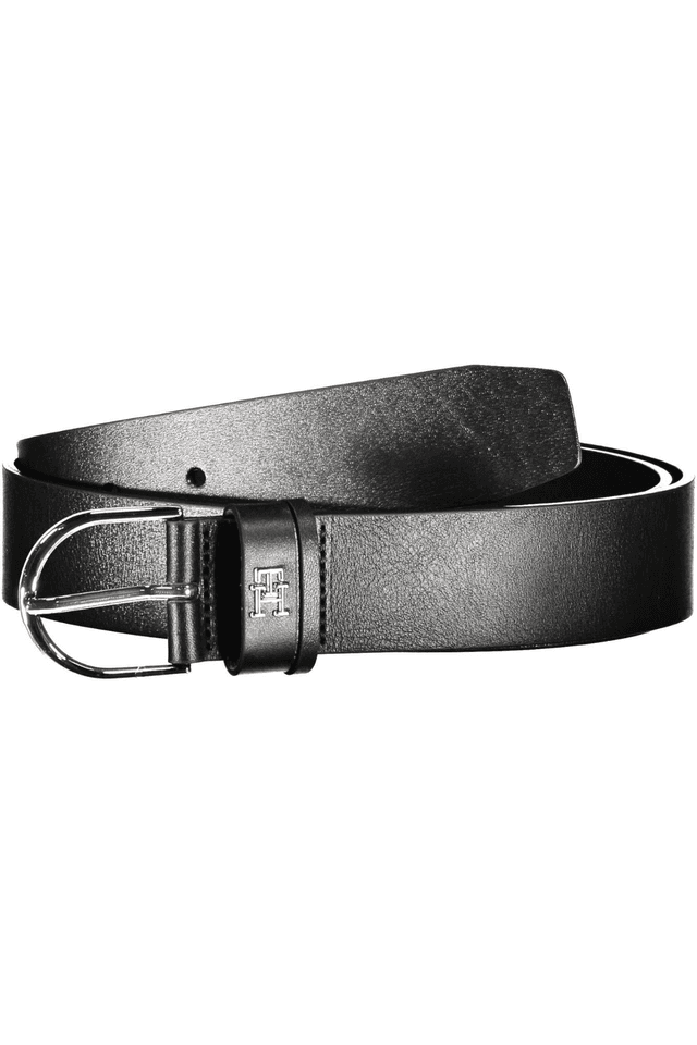 2795TOMMY HILFIGER CINTURA IN PELLE DONNA NERO