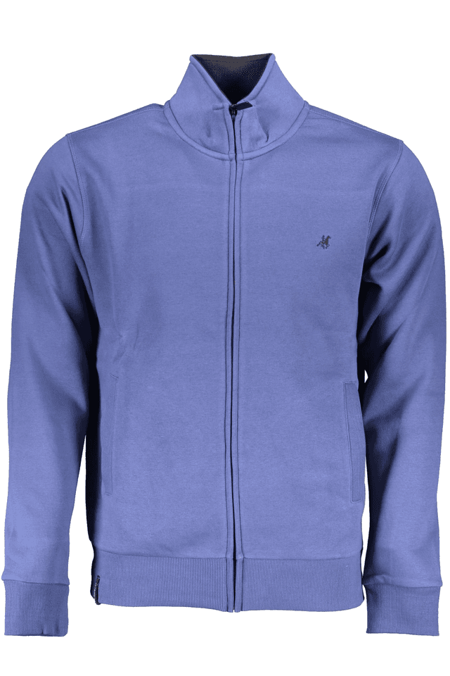 6614U.S. GRAND POLO FELPA CON ZIP UOMO BLU