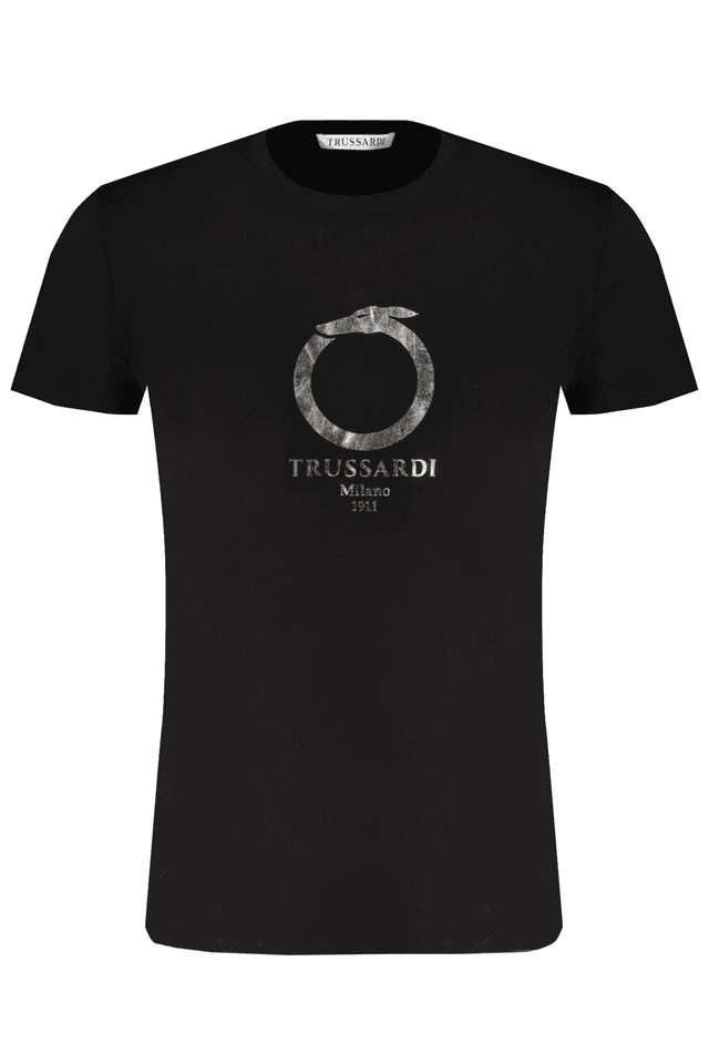 8897TRUSSARDI T-SHIRT MANICHE CORTE UOMO NERO
