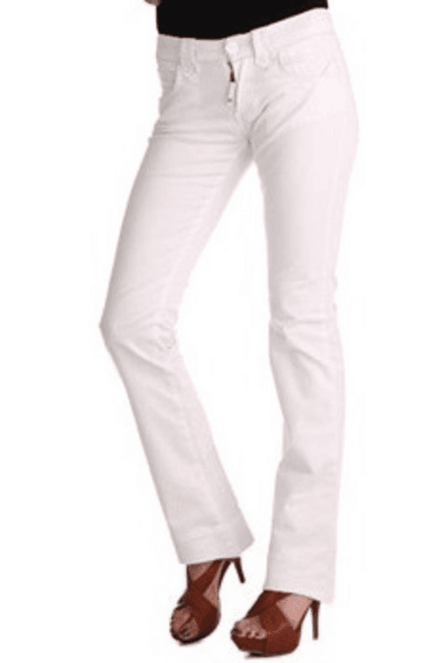 672PHARD PANTALONE DONNA BIANCO