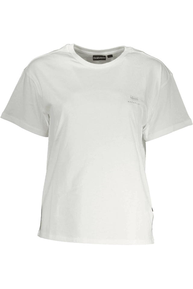 NAPAPIJRI T-SHIRT MANICHE CORTE DONNA BIANCO