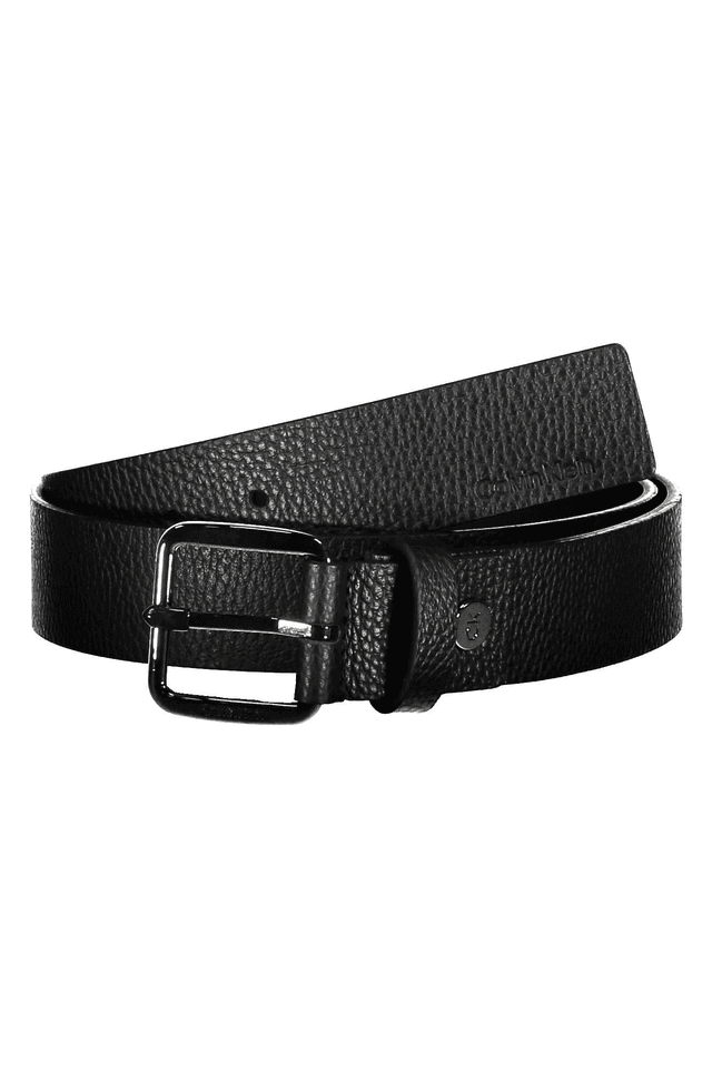2843CALVIN KLEIN CINTURA IN PELLE UOMO NERO