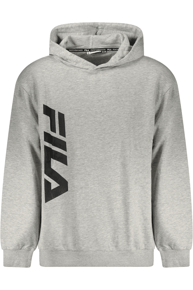 10529FILA FELPA SENZA ZIP UOMO GRIGIO