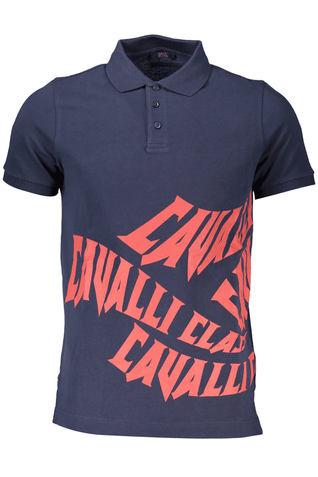 4159CAVALLI CLASS POLO MANICHE CORTE UOMO BLU