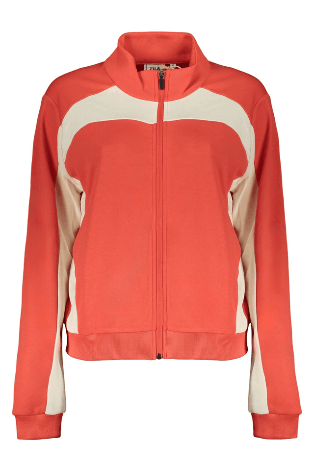 8468FILA FELPA CON ZIP DONNA ROSA