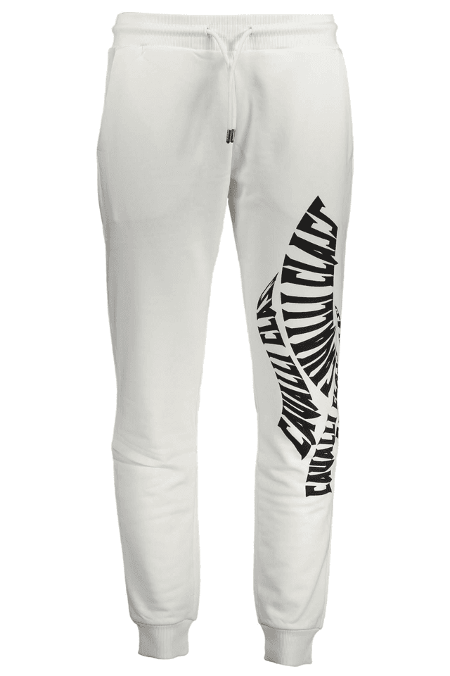 4137CAVALLI CLASS PANTALONE UOMO BIANCO